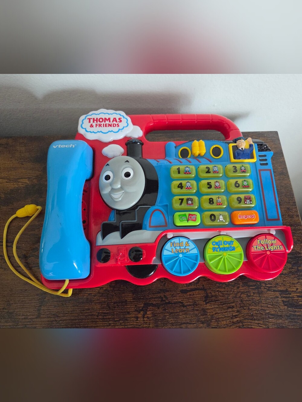 Vintage Rare Vtech Thomas & Friends Calling All Engines Toy Phone